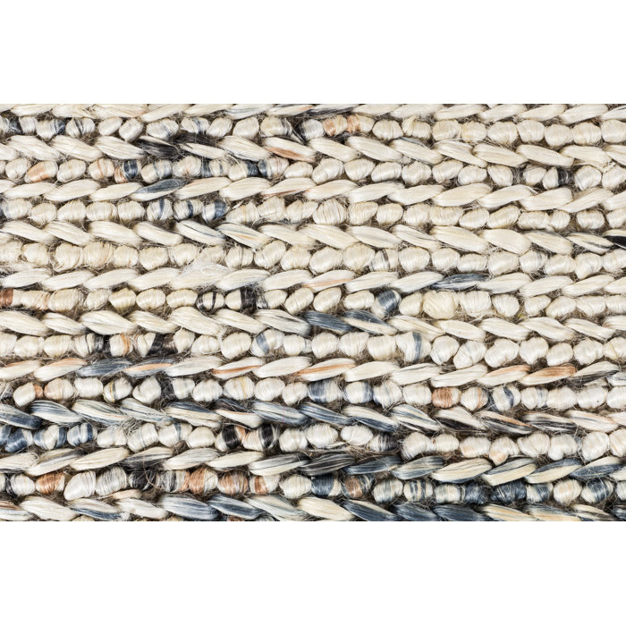 Tufty Home Handmade Flatweave Jute/Sisal Bleach/Gray Rug Wayfair